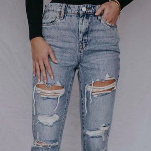 NWT Blank NYC Madison Crop Late Night Out Distressed Jeans